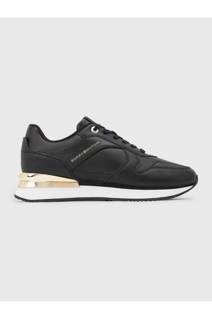 Skórzane damskie sneakersy elevated feminine tommy hilfiger FW0FW07108