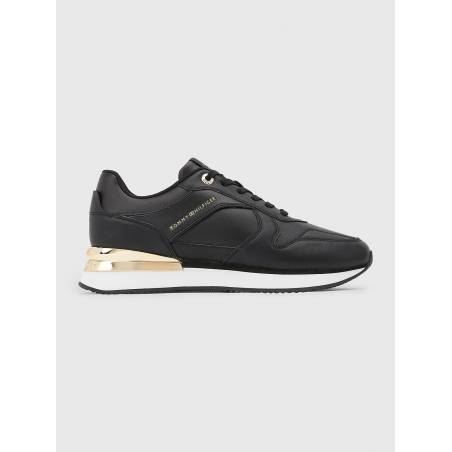 Skórzane damskie sneakersy elevated feminine tommy hilfiger FW0FW07108