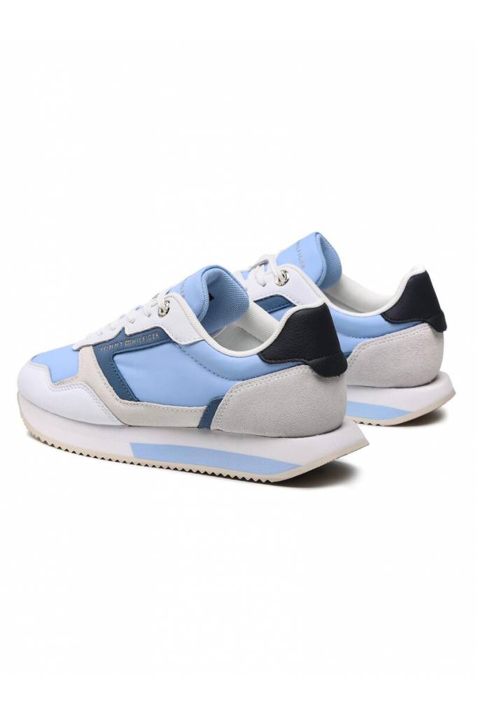 Tył damskie sneakersy essential runner tommy hilfiger FW0FW06947 Tył damskie sneakersy essential runner tommy hilfiger FW0FW06947
