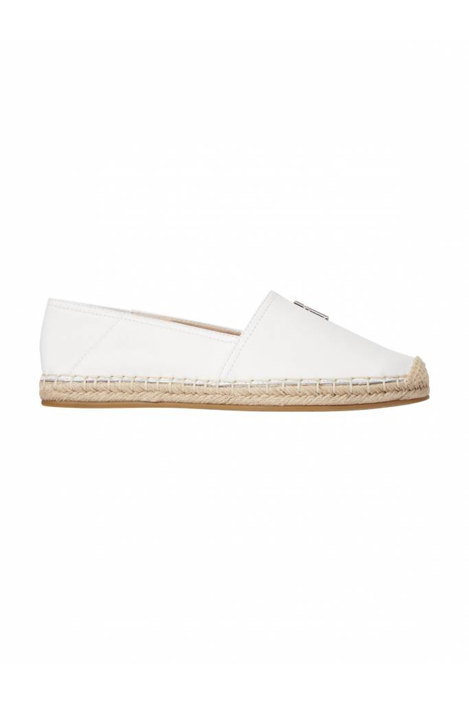 Damskie skórzane espadryle sygnowane essential tommy hilfiger FW0FW07100