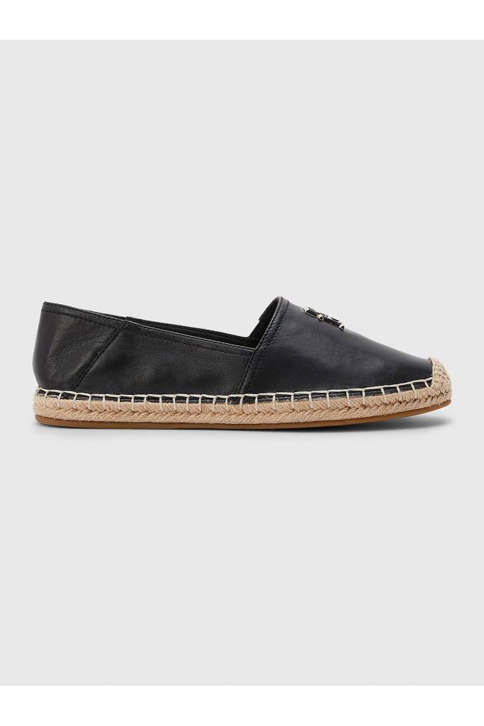 Detal 2 damskie skórzane espadryle sygnowane essential tommy hilfiger FW0FW07100 Detal 2 damskie skórzane espadryle sygnowane essential tommy hilfiger FW0FW07100
