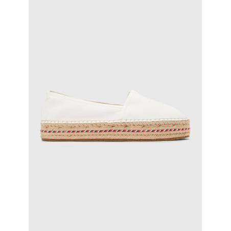 Damskie espadryle na platformie embroidered tommy hilfiger FW0FW07014