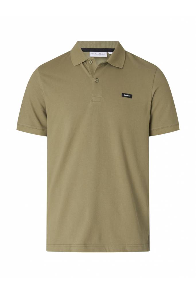 Detal 6 męskie polo stretch pique button calvin klein K10K111196 Detal 6 męskie polo stretch pique button calvin klein K10K111196