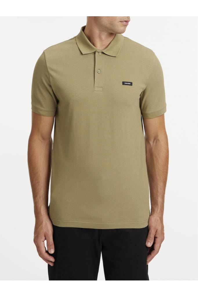 Detal 8 męskie polo stretch pique button calvin klein K10K111196
