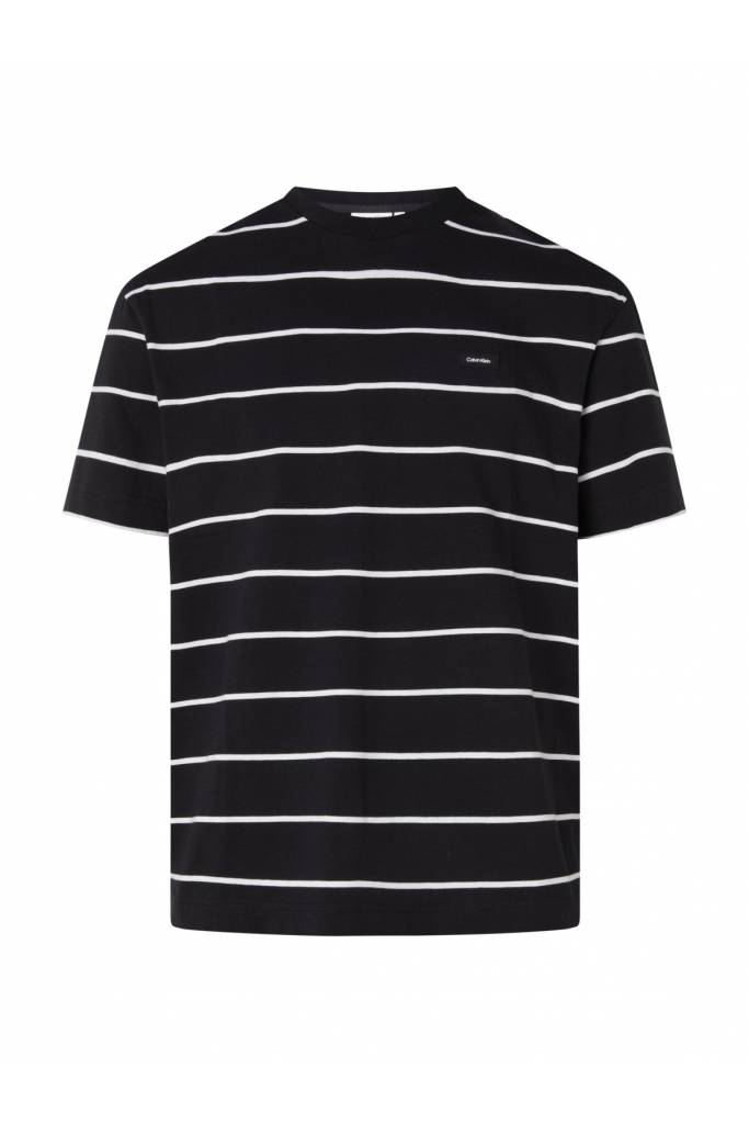 Męski t-shirt w paski comfort calvin klein K10K111169 Męski t-shirt w paski comfort calvin klein K10K111169