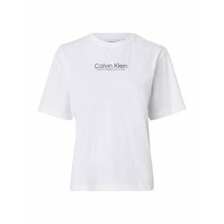 Damski t-shirt coordinates calvin klein K20K204996