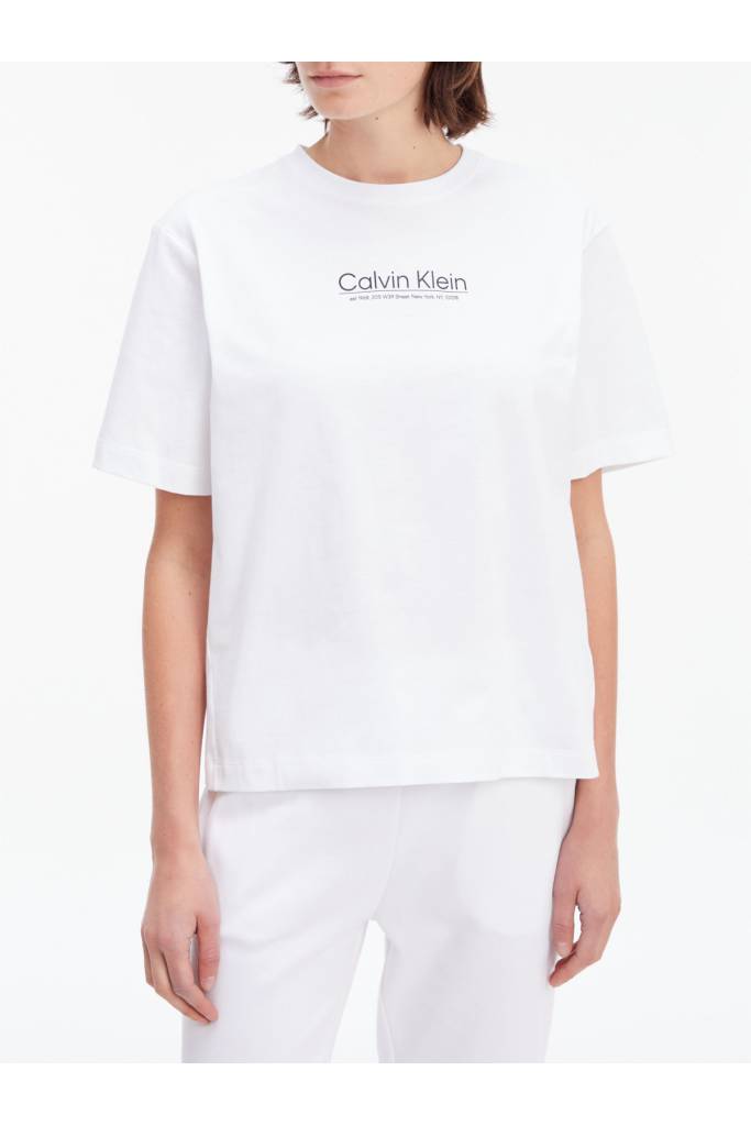 Przód damski t-shirt coordinates calvin klein K20K204996 Przód damski t-shirt coordinates calvin klein K20K204996