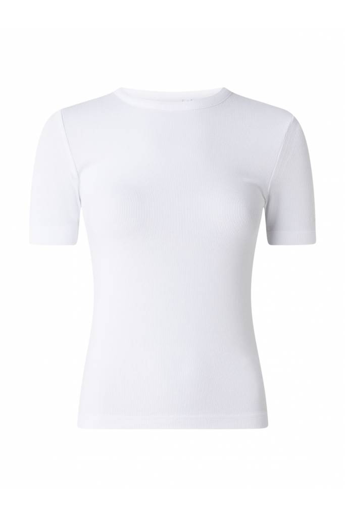 Damski t-shirt prążkowany calvin klein K20K205547