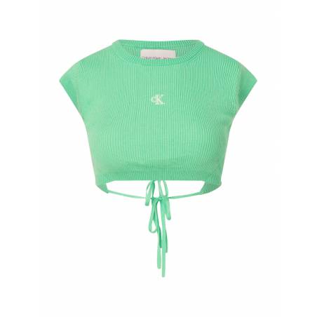 Damski top open back tied knitted calvin klein jeans J20J220709