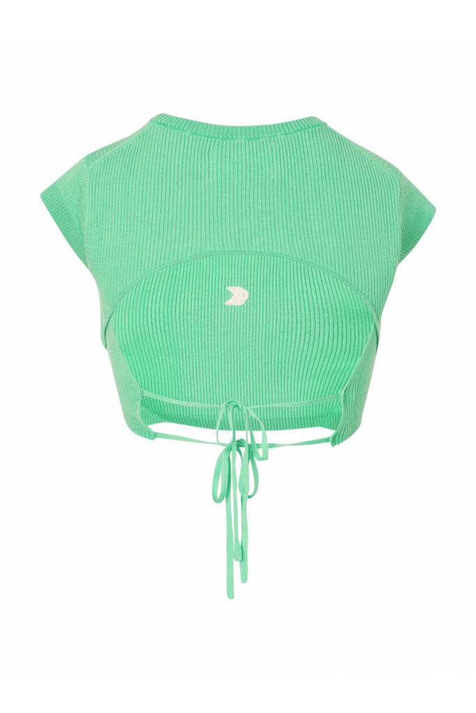 Tył damski top open back tied knitted calvin klein jeans J20J220709 Tył damski top open back tied knitted calvin klein jeans J20J220709