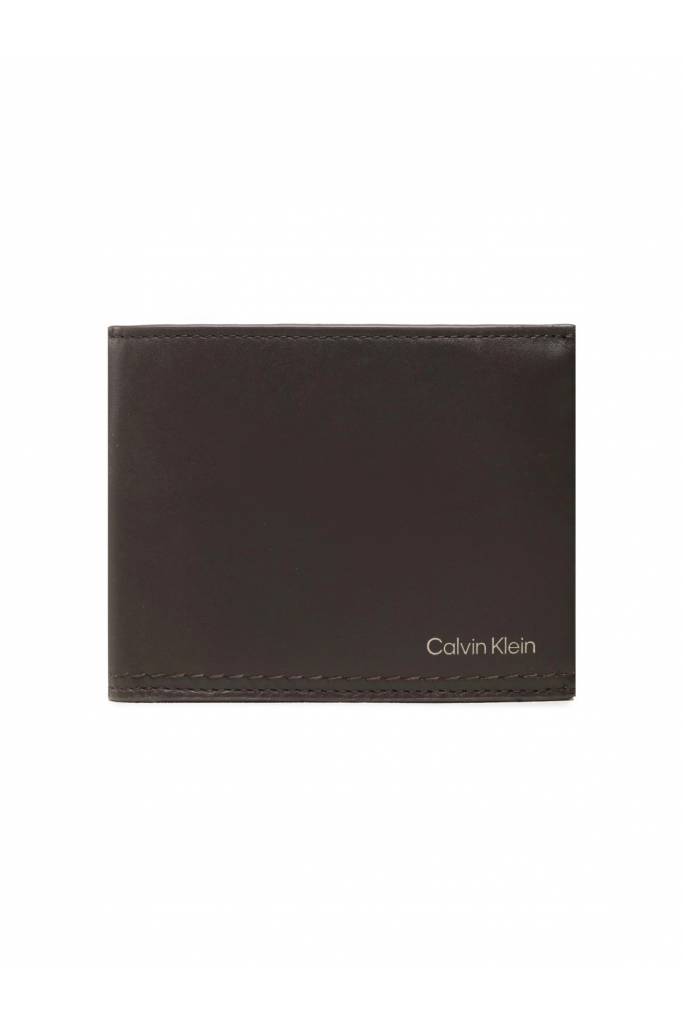 Męski portfel duo stitch trifold 10cc calvin klein K50K510325