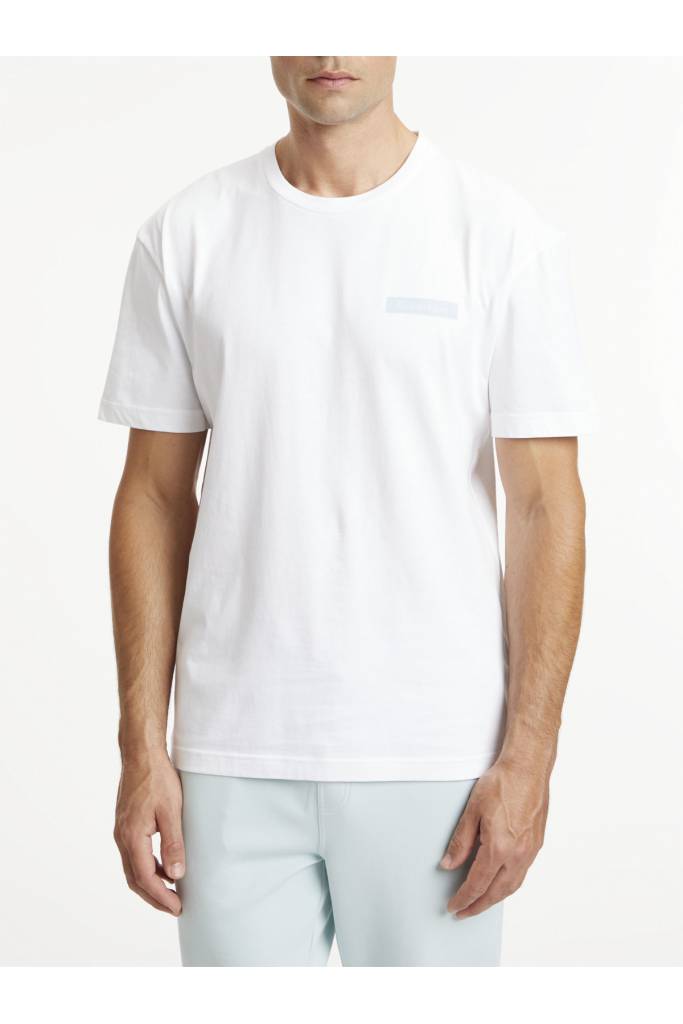 Przód męski t-shirt matte back logo calvin klein K10K111124 Przód męski t-shirt matte back logo calvin klein K10K111124