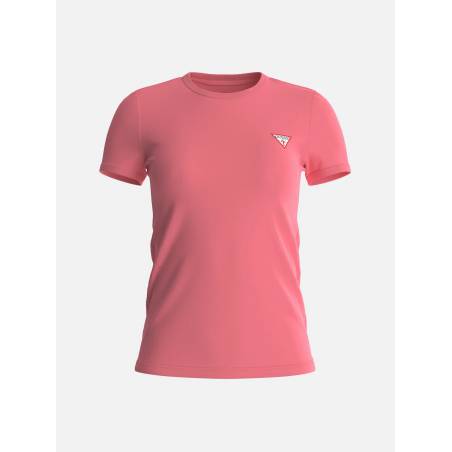 Detal 6 damski t-shirt basic mini logo guess W2YI44 J1311