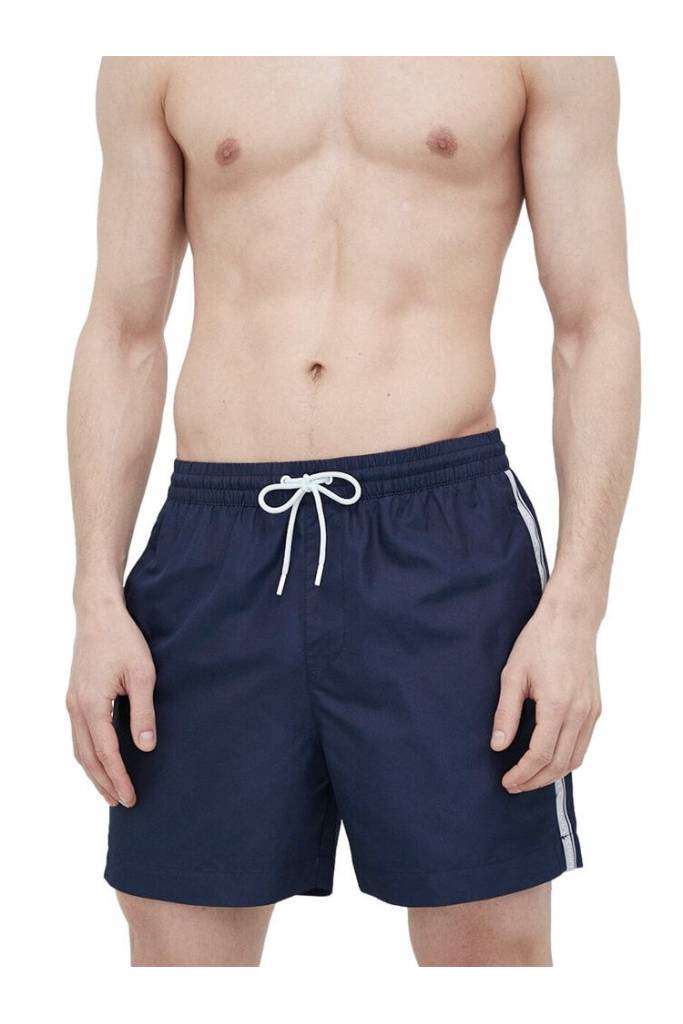 Przód męskie logowane kąpielówki calvin klein KM0KM00810