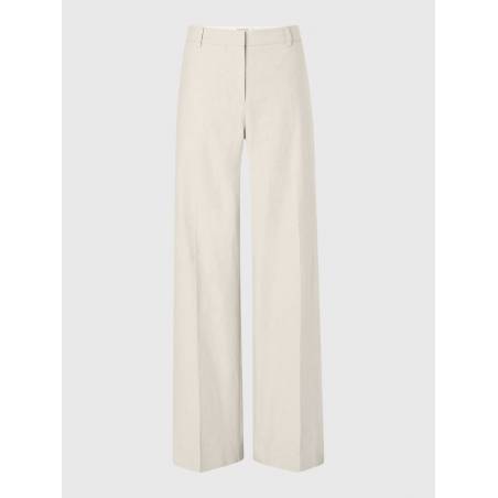 Damskie spodnie materiałowe linen tailored calvin klein K20K205226