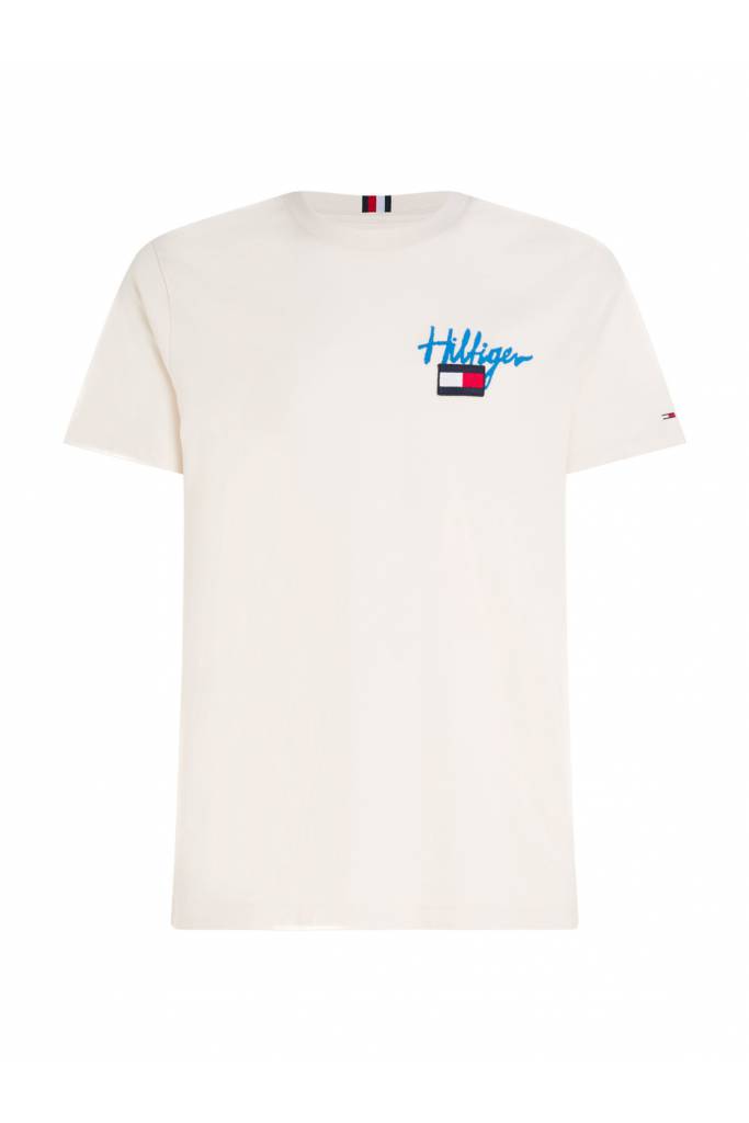 Męski t-shirt painted graphic tommy hilfiger MW0MW31266