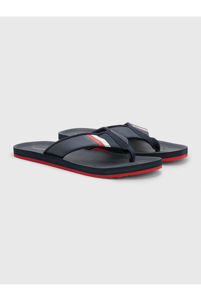 Przód męskie japonki comfortable padded tommy hilfiger FM0FM04473 Przód męskie japonki comfortable padded tommy hilfiger FM0FM04473