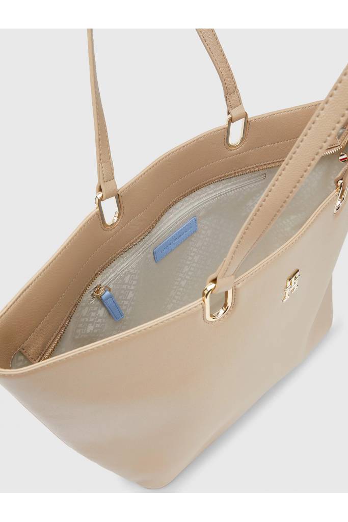 Przód damska torebka shopper timeless med totetommy hilfiger AW0AW14478