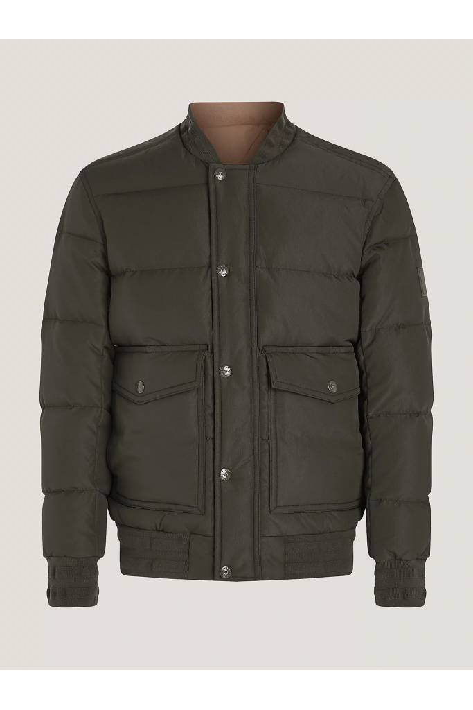 Męska kurtka bomber rockie revesible down tommy hilfiger MW0MW32800