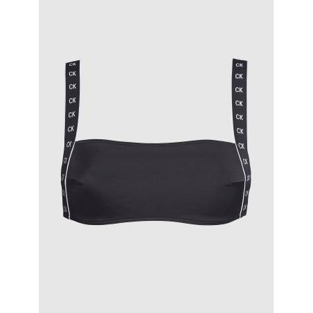 Góra od bikini squared bandeau calvin klein swimwear KW0KW00887