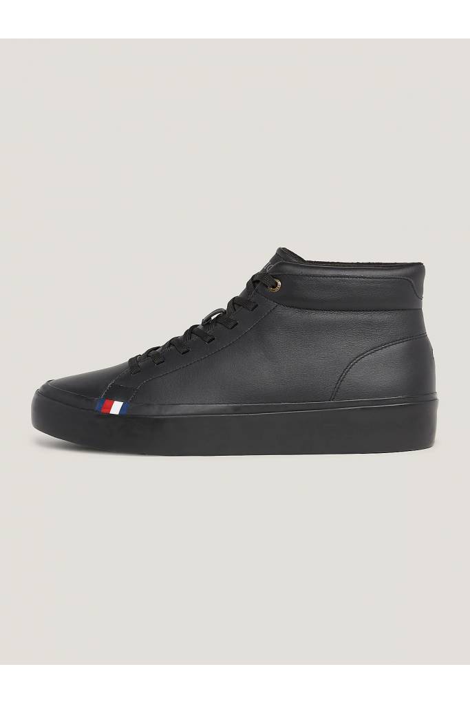 Męskie sneakersy skórzane modern vulc lth hi wl tommy hilfiger FM0FM04820