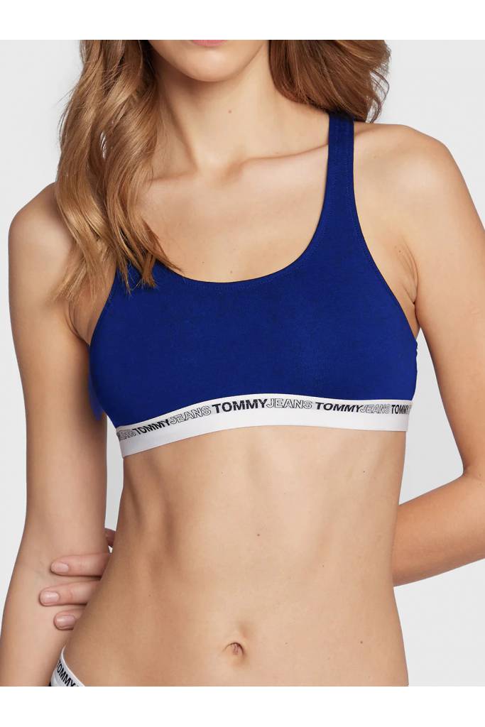 Przód damski biustonosz unlined bralette tommy jeans UW0UW03828