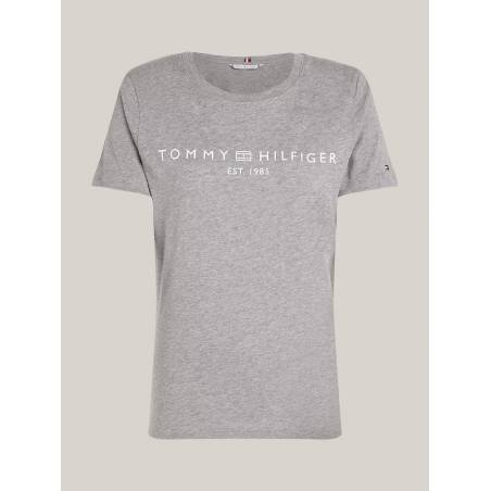 Damski t-shirt logo tommy hilfiger WW0WW40276