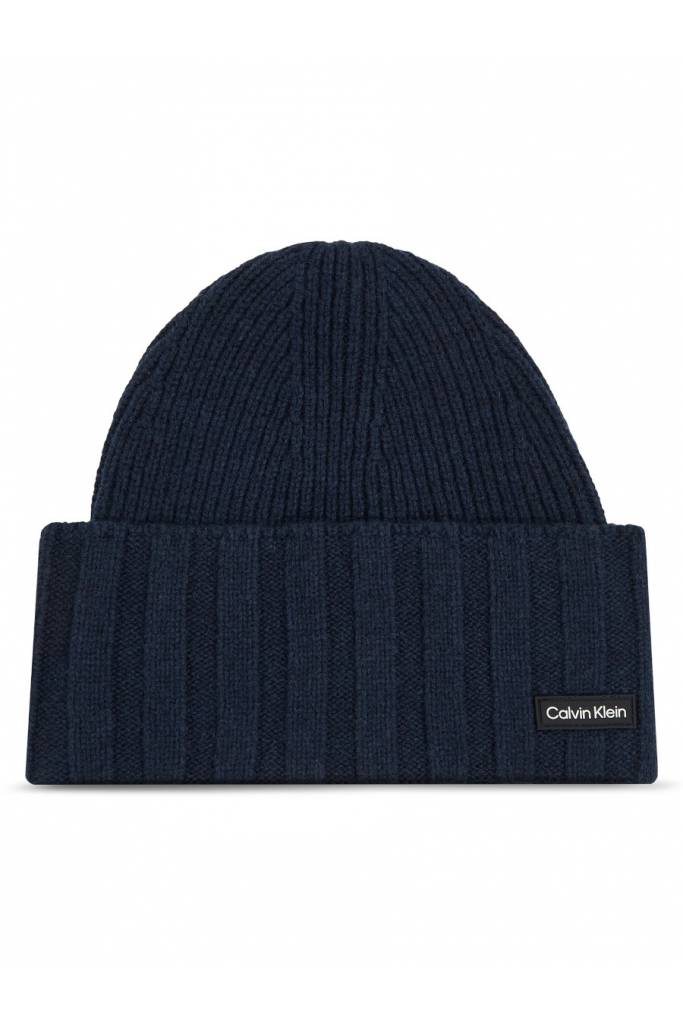 Męska czapka zimowa elevated rib beanie calvin klein K50K510985