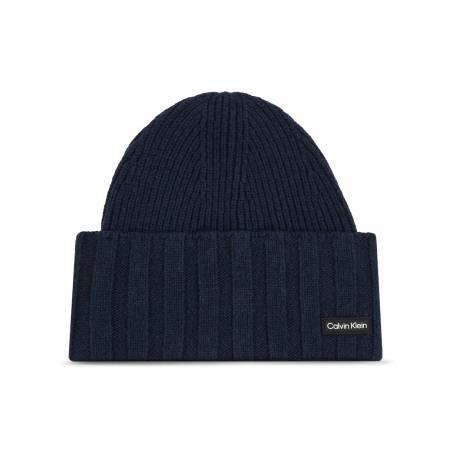 Męska czapka zimowa elevated rib beanie calvin klein K50K510985