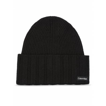 Tył męska czapka zimowa elevated rib beanie calvin klein K50K510985