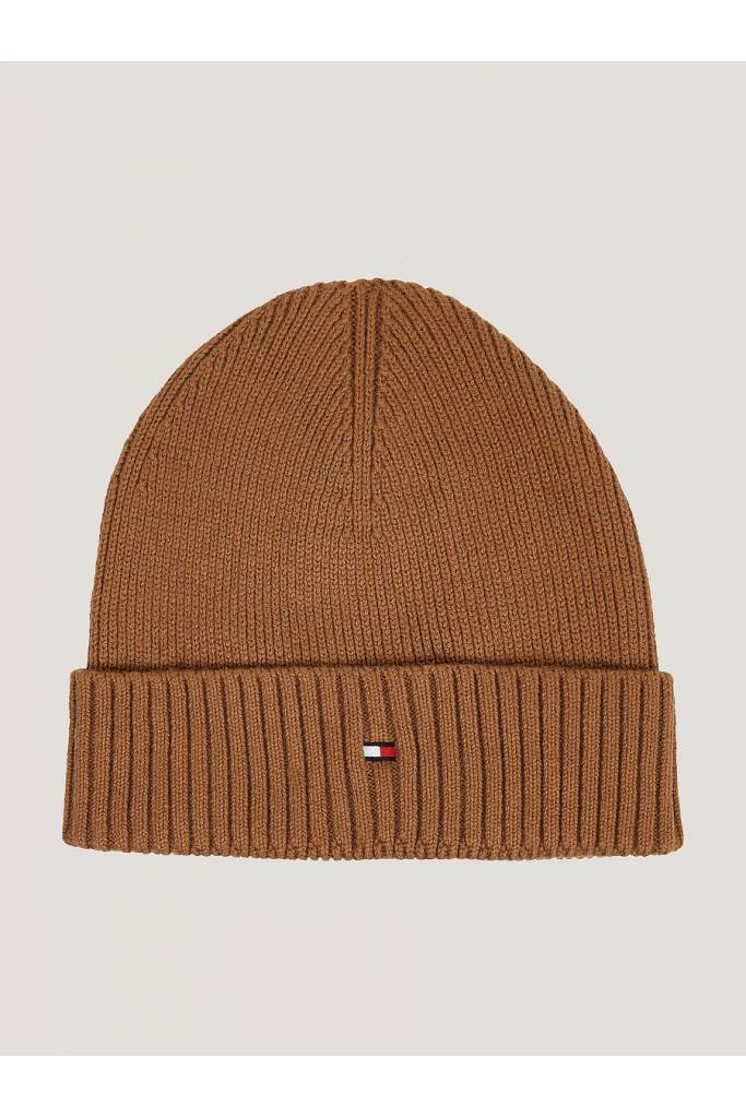 Tył męska czapka essential flag beanie tommy hilfiger AM0AM10337