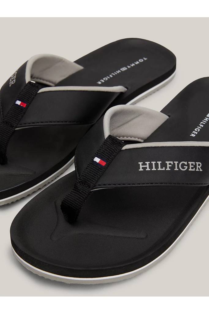 Detal stylizacja męskie japonki comfort beach tommy hilfiger FM0FM05029