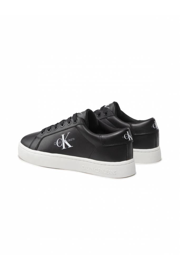 Tył męskie sneakersy skórzane classic cup low laceup calvin klein jeans YM0YM00491