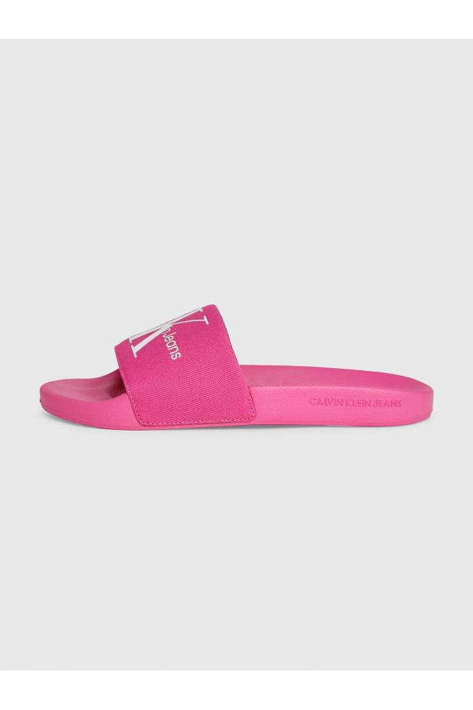 Damskie klapki slide monogram co calvin klein jeans YW0YW00103