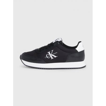 Damskie sneakersy runner low lace mix met calvin klein jeans YW0YW01370