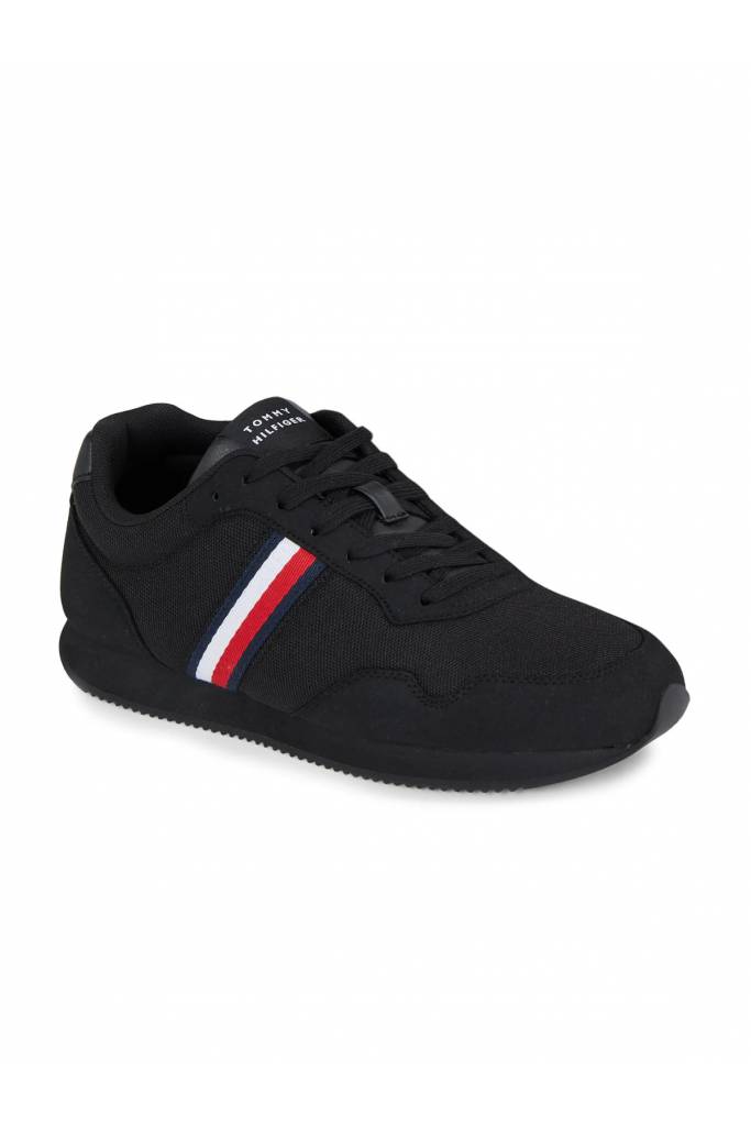 Przód męskie sneakersy lo runner mix tommy hilfiger FM0FM04958