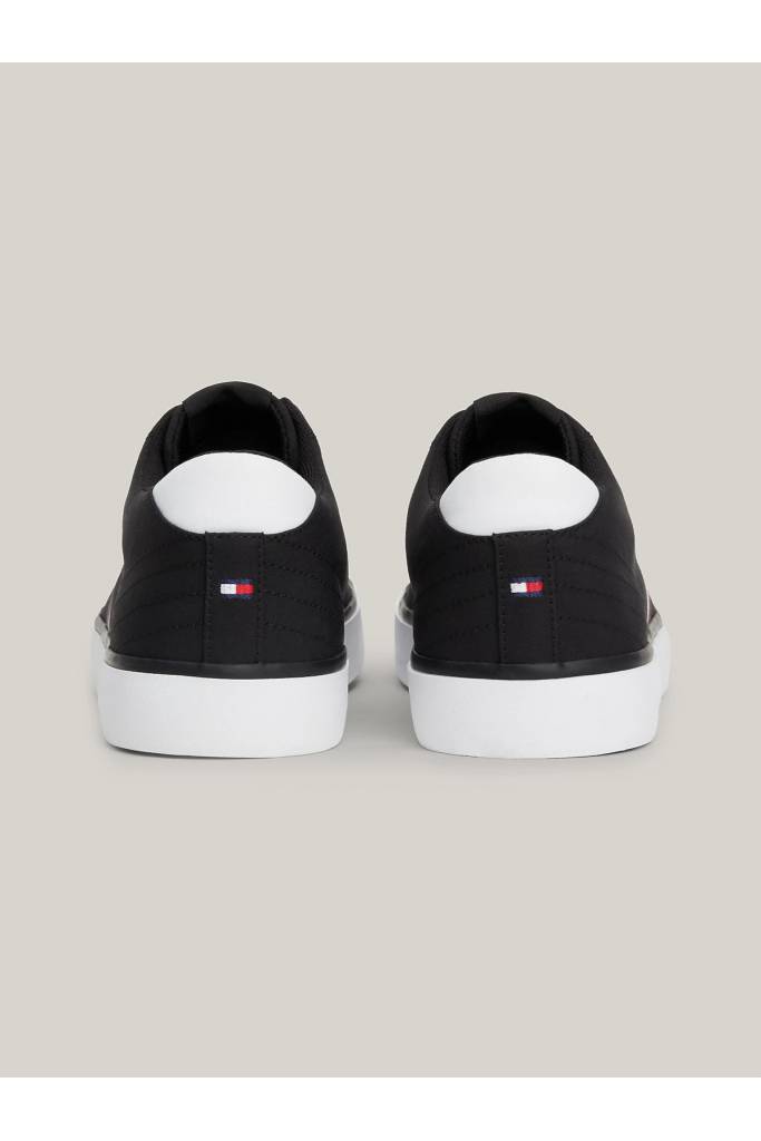 Tył męskie sneakersy vulc low stripes mesh tommy hilfiger FM0FM04946