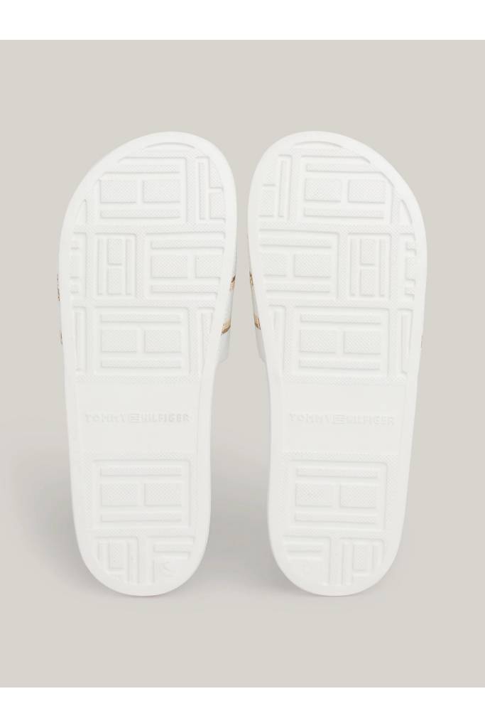 Detal 3 damskie klapki poolslide webbing tommy hilfiger FW0FW07845 Detal 3 damskie klapki poolslide webbing tommy hilfiger FW0FW07845