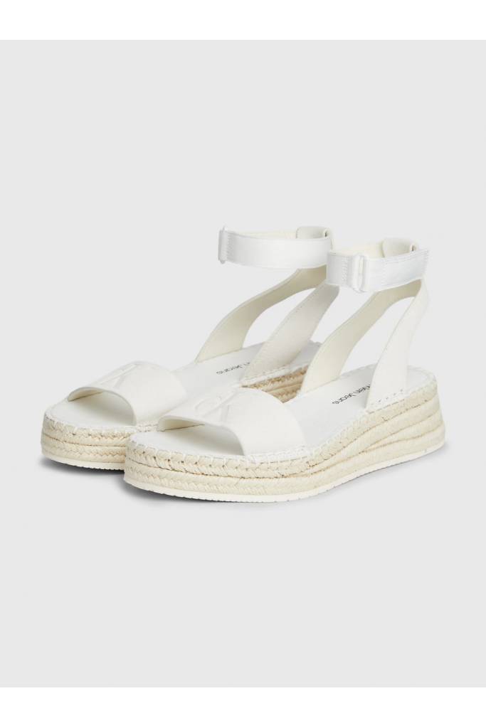 Przód damskie sandały sporty wedge rope calvin klein jeans YW0YW00977