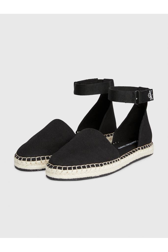 Przód damskie espadryle ankle btw calvin klein jeans YW0YW01027