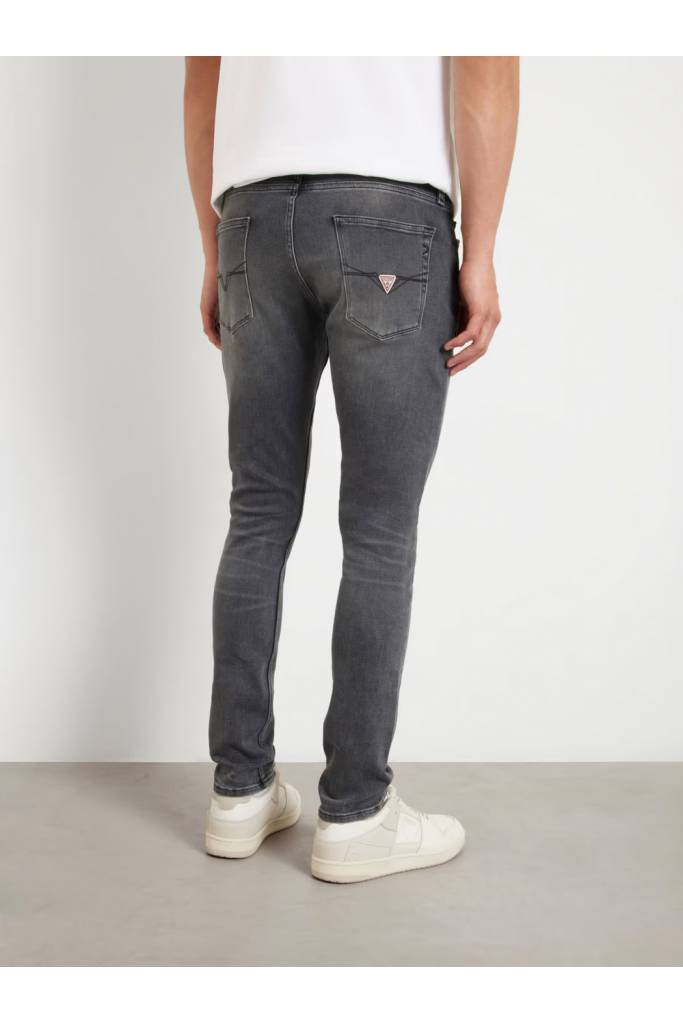 Tył męskie jeansy super skinny chris guess M2YA27 D4Q52