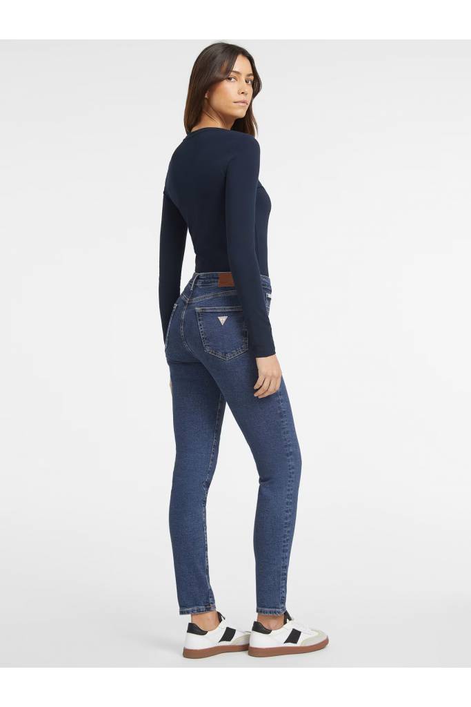 Detal 3 damskie jeansy g05 high rise skinny guess jeans W4YA92 D5CB2