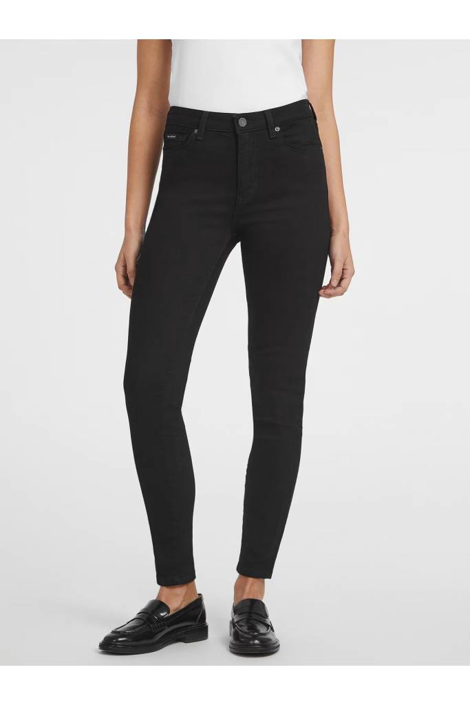 Przód damskie jeansy g05 high rise skinny guess jeans W4YA92 D5DL1