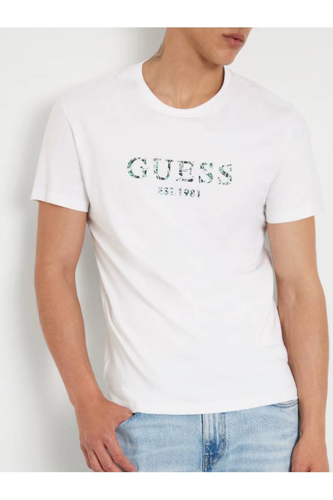 Detal stylizacja męski t-shirt iridescent guess M4YI38 J1314