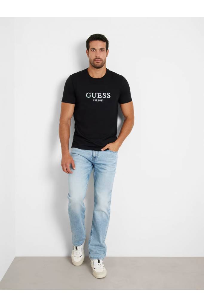 Detal 3 męski t-shirt iridescent guess M4YI38 J1314