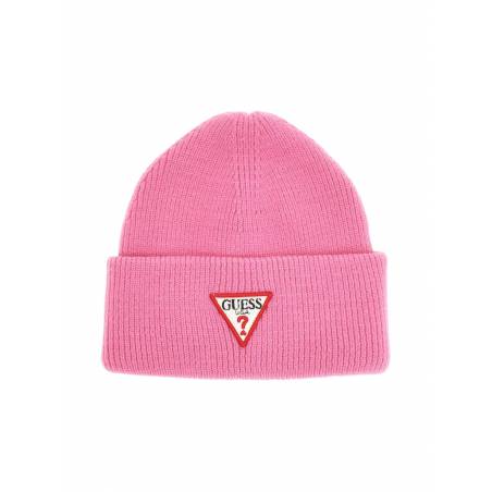 Damska czapka zimowa beanie patch trianlogo guess AW5234 VIS01