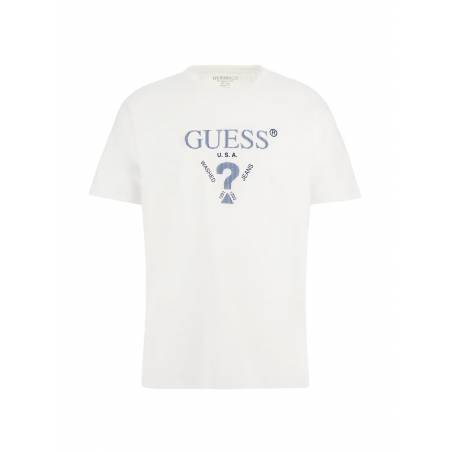 Męski t-shirt z aplikacją treated triangle guess M4YI05 I3Z14