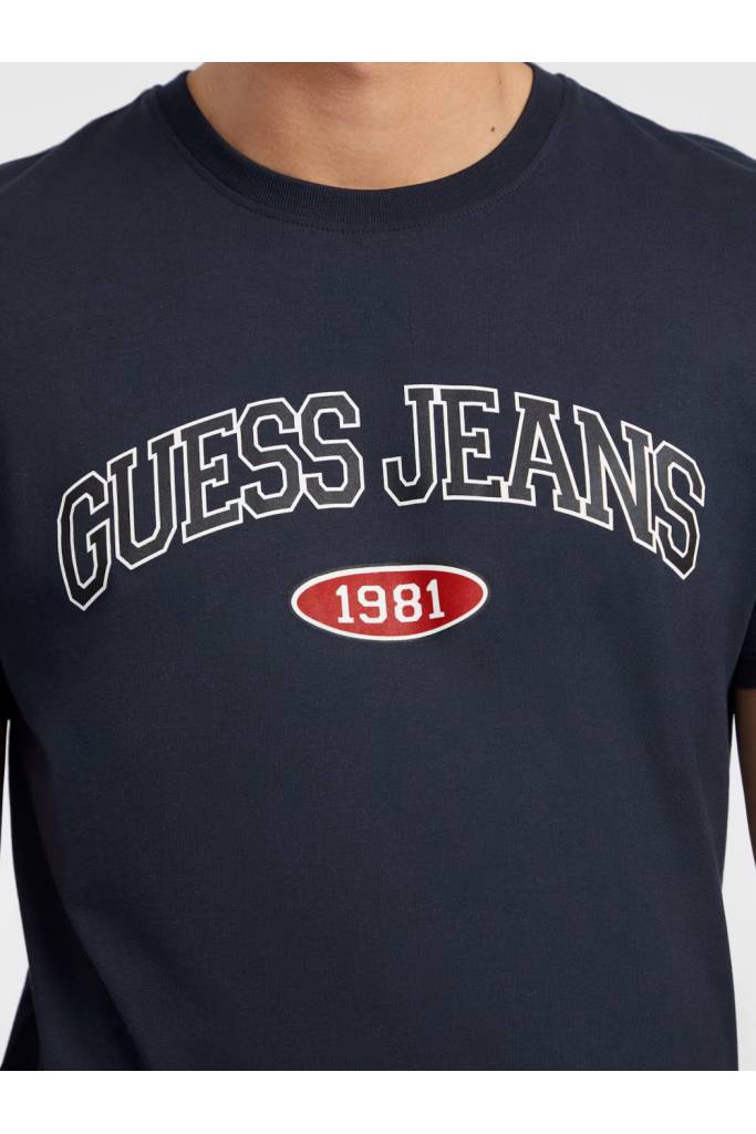 Detal stylizacja męski t-shirt 1981 guess jeans M4YI57 K8HM0