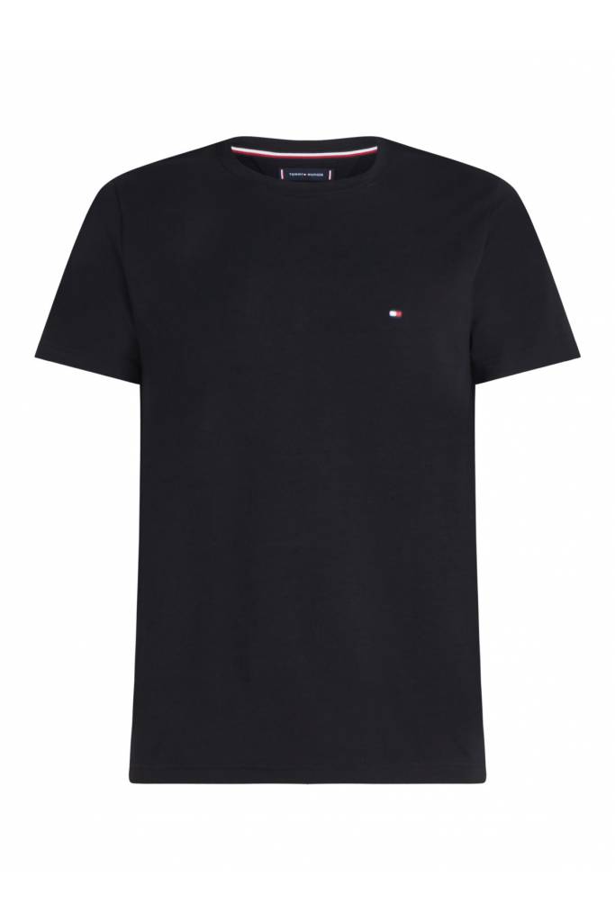 Tył męski t-shirt z mini logo tommy hilfiger MW0MW27539