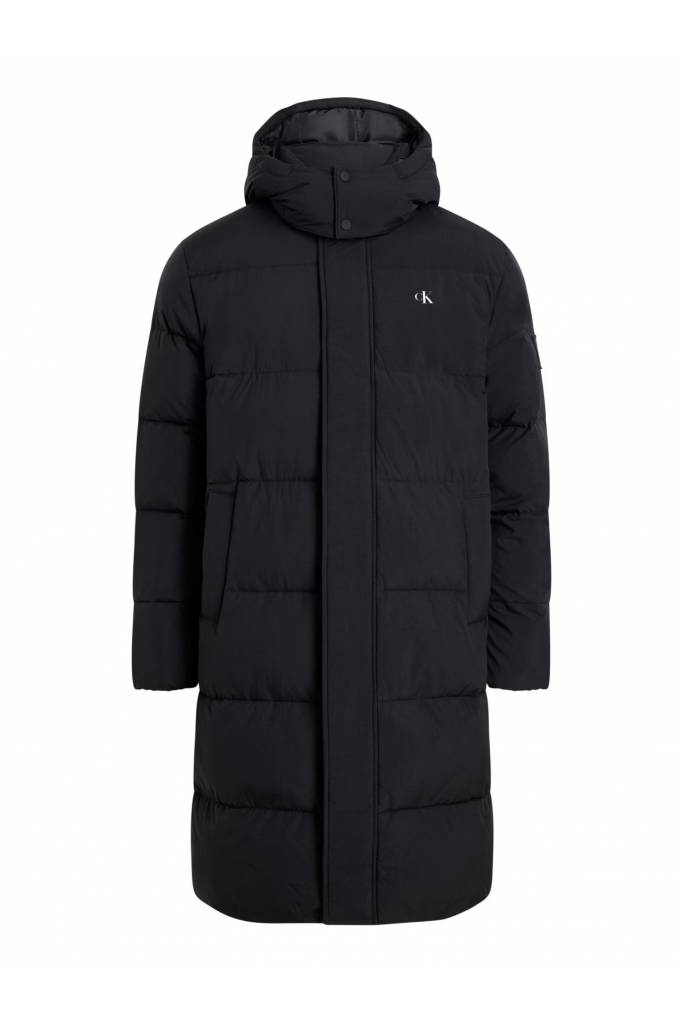 Męska kurtka parka puchowa essentials non down long calvin klein jeans J30J326109